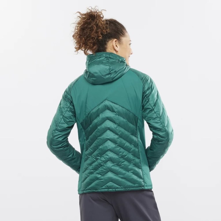 Jaquetas Isoladas Salomon Outline Primaloft Feminino Verdes | PT O83921